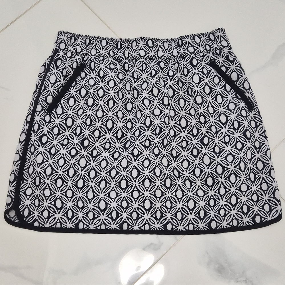 T by Talbots M Active Skort Navy & White
